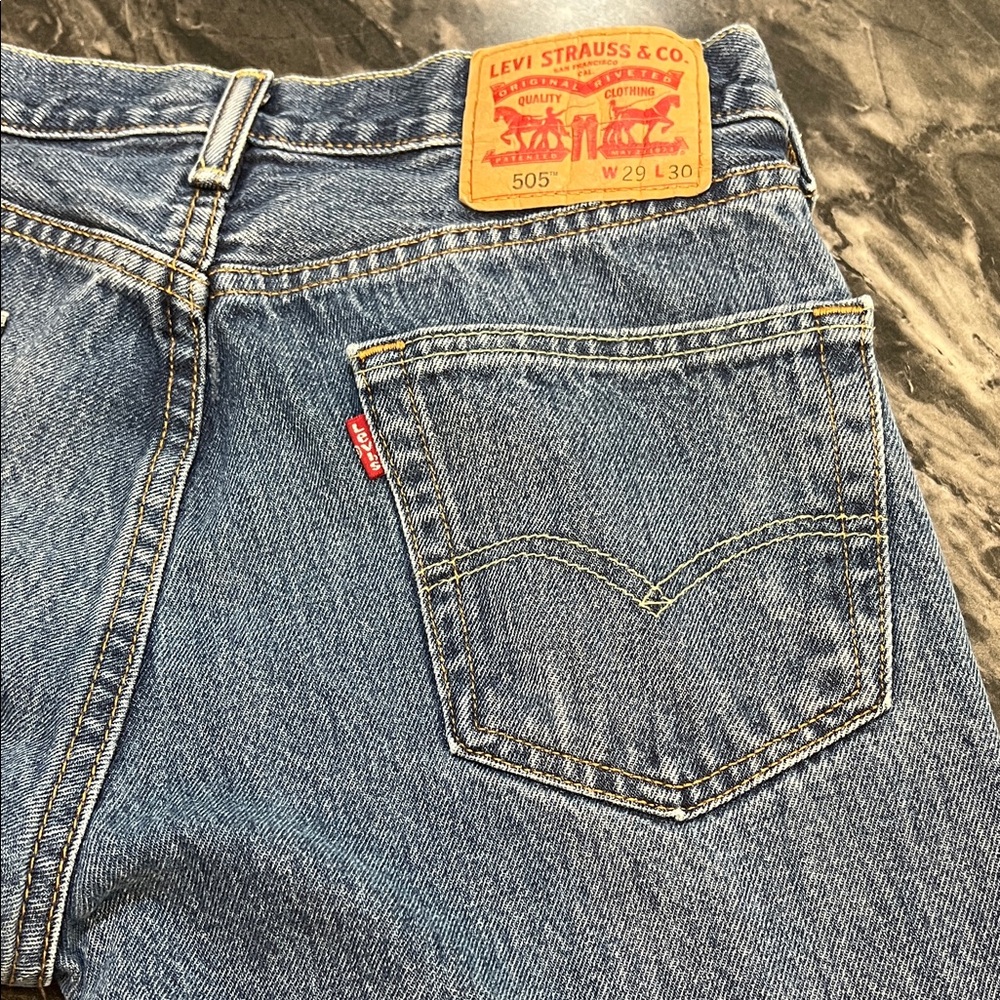 Levi's 505 Classic Blue Jeans
